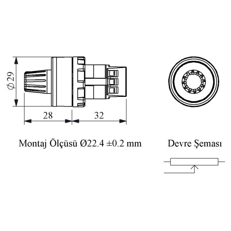 Потенциометр  на 10 кОм, EMAS (BPR10K)