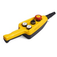 Пульт управления 2 кнопки (1 скорости) с переключателем и кнопкой стоп d=40мм, IP 65, EMAS (PARK4SB)