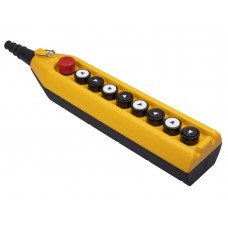 Пульт управления 8 кнопок (1 скорость) и кнопкой стоп d=30мм, IP 65, EMAS (PV9E30B2222)