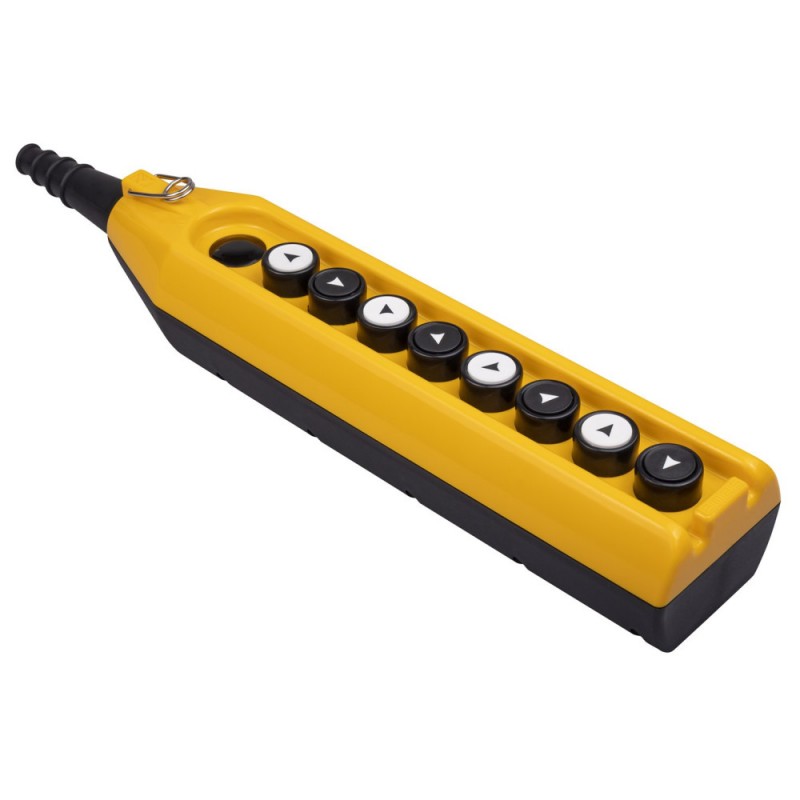 Пульт управления 8 кнопок (1 скорость) + заглушка, IP 65, EMAS (PV9T12222)