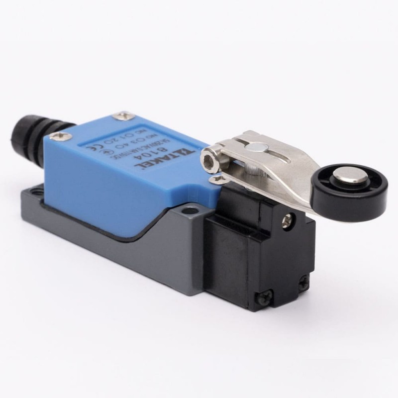 Концевой выключатель 8104 с роликом поворотным (короткий), 1NO+1NC, IP65, TAKEL (505350)