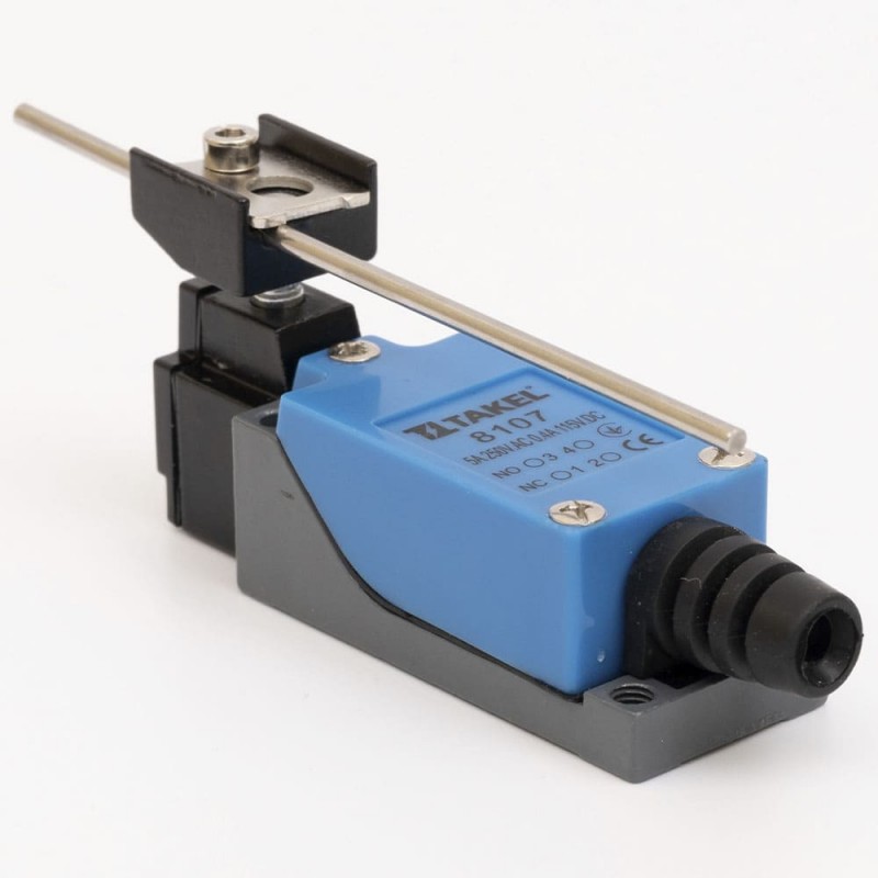 Конечный выключатель 8107 со спицей с регулировкой, 1NO+1NC, IP65, TAKEL (505351)