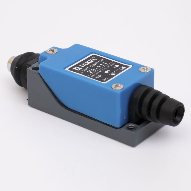 Концевой выключатель 8111 с металлическим плунжером, 1NO+1NC, IP65, TAKEL (505353)