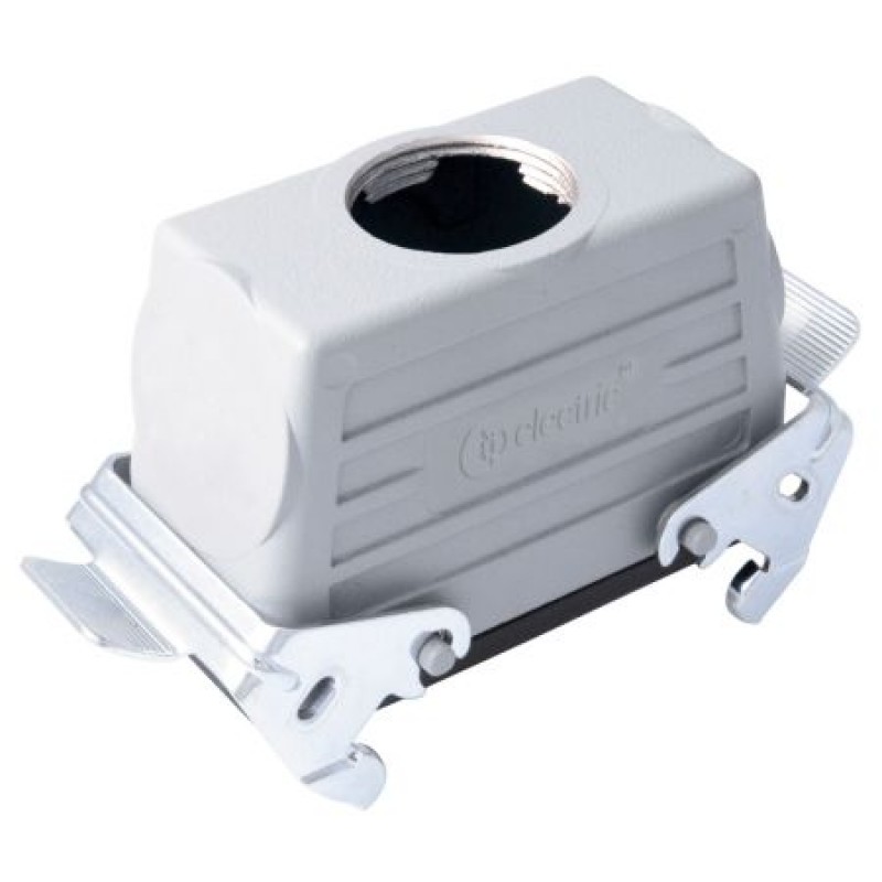 Корпус кабельного гнезда HDC 16P+E, 16А (6x35A; 4/0x80A; 4/2x80A), верхний ввод, TP Electric (24-1616-30-06P21)