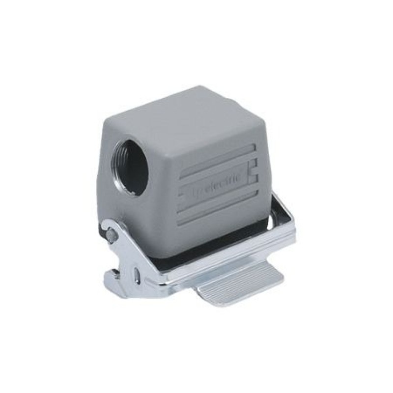 Корпус кабельного гнезда HDC 6P+E, 16А, ввод сбоку, TP Electric (24-0616-33-06P16)