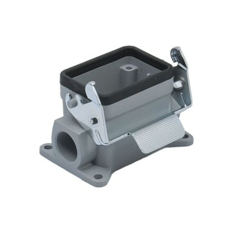 Корпус накладного гнезда HDC 6P+E, 16А, ввод с двух боков, TP Electric (24-0616-63-06P16)