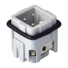 Контактная группа HDC 3P+E, 10А, 230–400В, винтовые зажимы, вилка, TP Electric (24-0410-100-01)