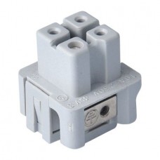 Контактная группа HDC 3P+E, 10А, 230–400В, винтовые зажимы, гнездо, TP Electric (24-0410-200-01)