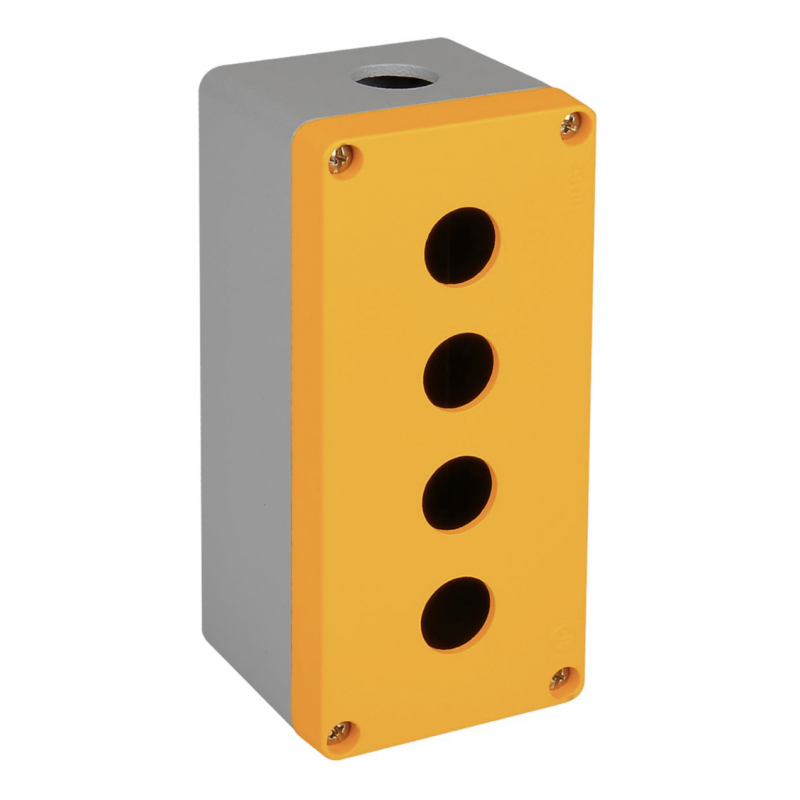 Алюминиевый кнопочный пост 4-местный, Желтый, IP 67, TP Electric (3390-823-0600)