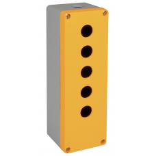 Алюминиевый кнопочный пост 5-местный, Желтый, IP 67, TP Electric (3390-824-0600)