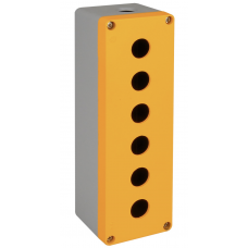 Алюминиевый кнопочный пост 6-местный, Желтый, IP 67, TP Electric (3390-832-0600)