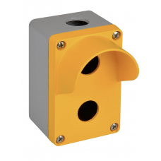 Алюминиевый кнопочный пост 2-местный с козырьком, Желтый, IP 67, TP Electric (3390-831-0600)