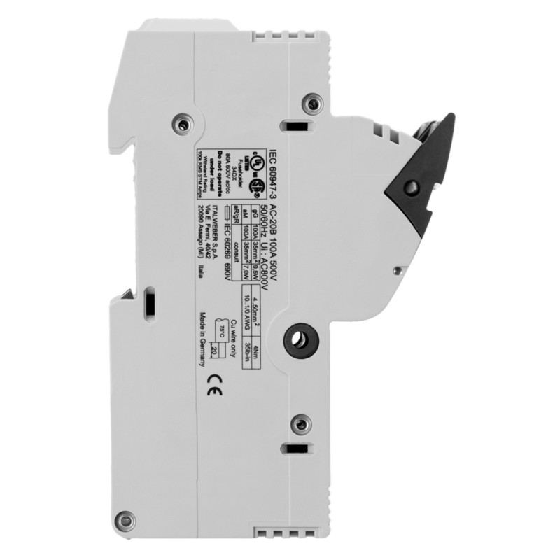 2303058 - Разъединитель под предохранитель BCH, 3P Ie-100 A, 22×58 мм, ITALWEBER