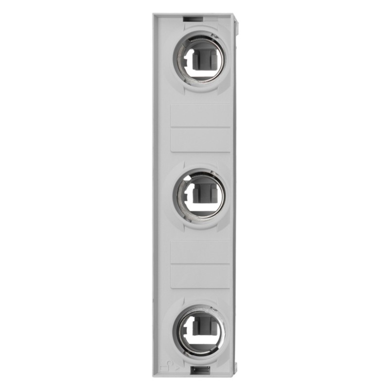 31554 - Держатель предохранителя CUSTO на шину 12x5/10 мм, 3P  Ie-63 А, D02 (E18), Wöhner