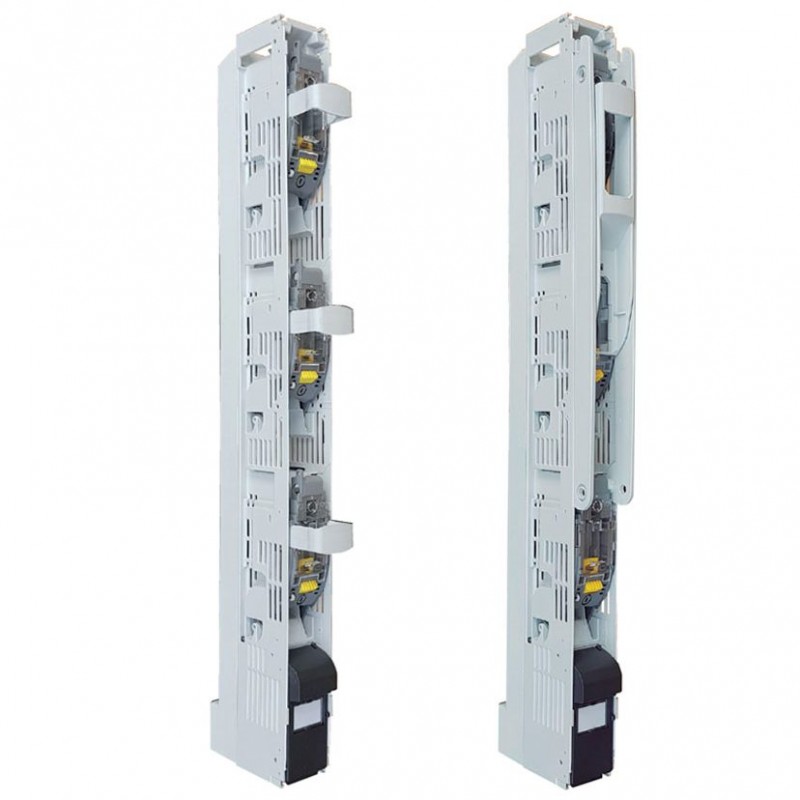 443.72.10.01.00E8-C - Вертикальный блок рубильник на панель BTVC-DT,  3P Ie-125 A, NH-00, 800 В АС, М8, Pronutec