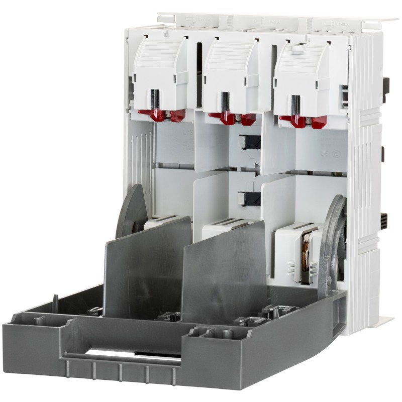 432.24.60.23 - Горизонтальный блок рубильник под шину 60 мм BTHC, 3P Ie-400 A, NH-2, М10, Pronutec