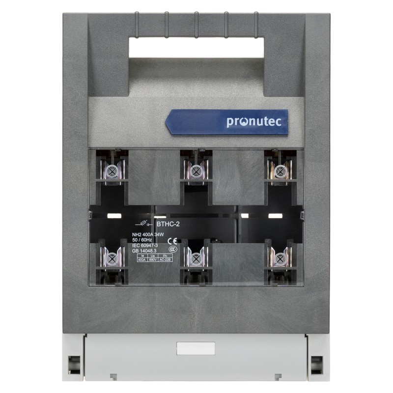 432.14.20.23 - Горизонтальный блок рубильник на панель BTHC, 3P Ie-400 A, NH-2, М10, Pronutec