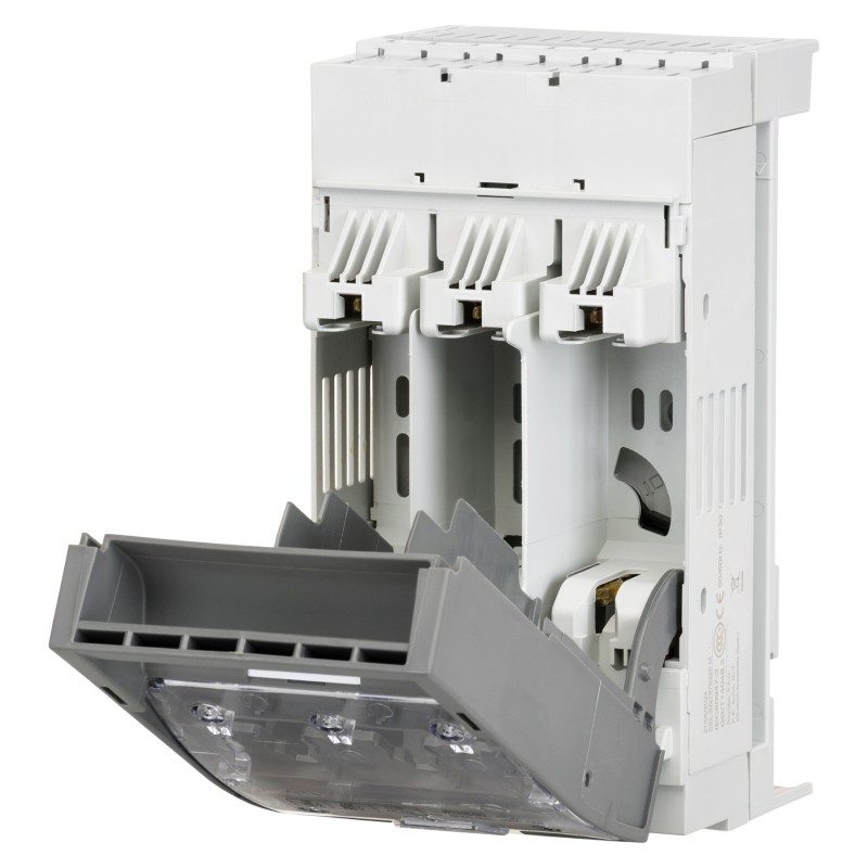 432.21.21.61 - Горизонтальный блок рубильник под шину 60 мм BTHC, 3P Ie-125 A, NH-000, М8, Pronutec