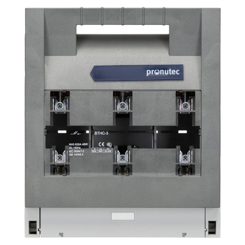 432.15.20.34 - Горизонтальный блок рубильник на панель BTHC, 3P Ie-630 A, NH-3, М10, Pronutec
