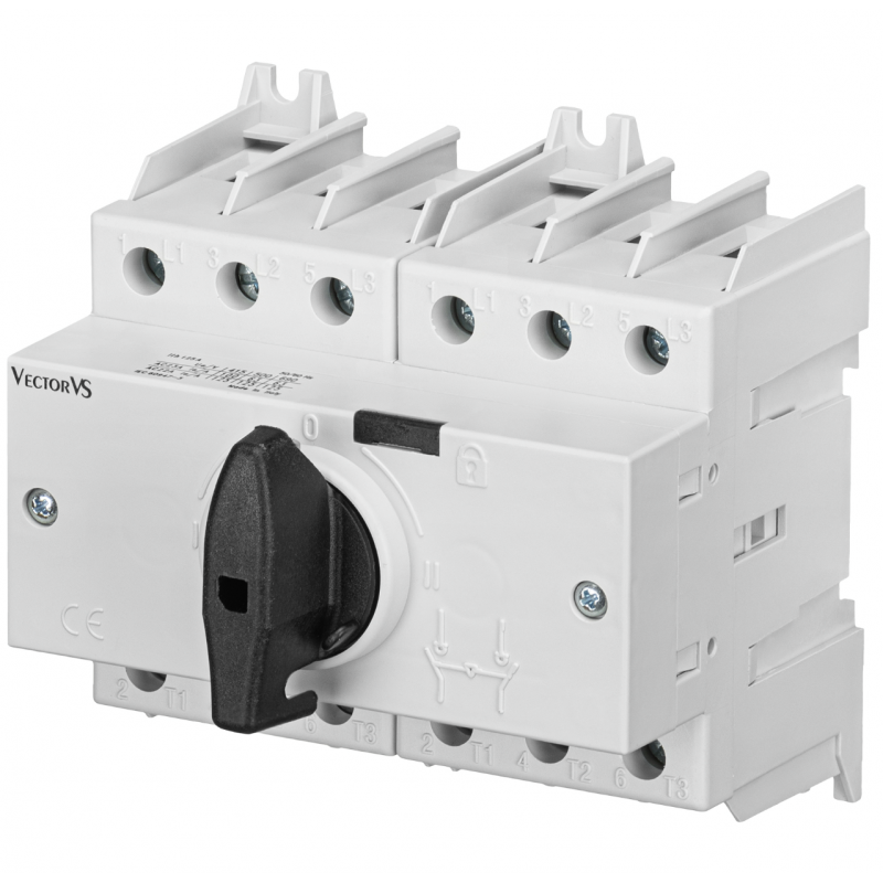 192083-32 - Переключатель модульный с прямой ручкой, 3P Ith-125 A, Telergon