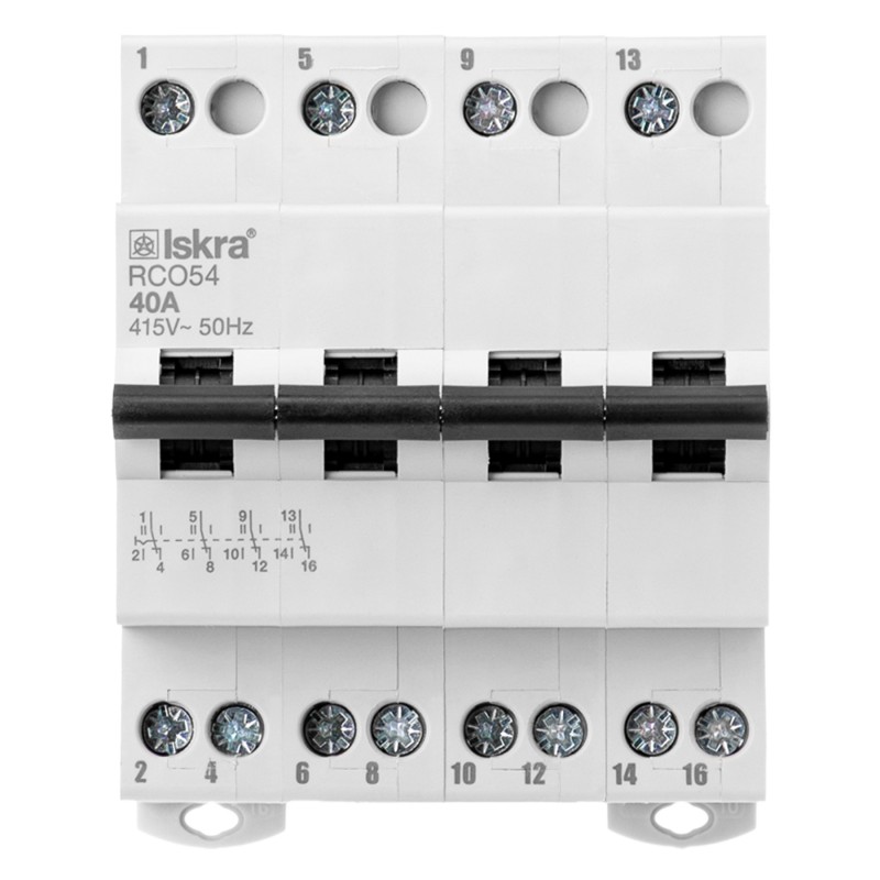 786101208000 - Переключатель нагрузки RCO54, 4P Ith-40 A, Ue-415 В АС, Iskra